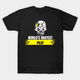 World's Okayest Pilot T-Shirt